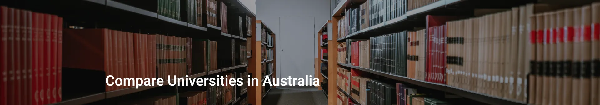 Library with books on shelves